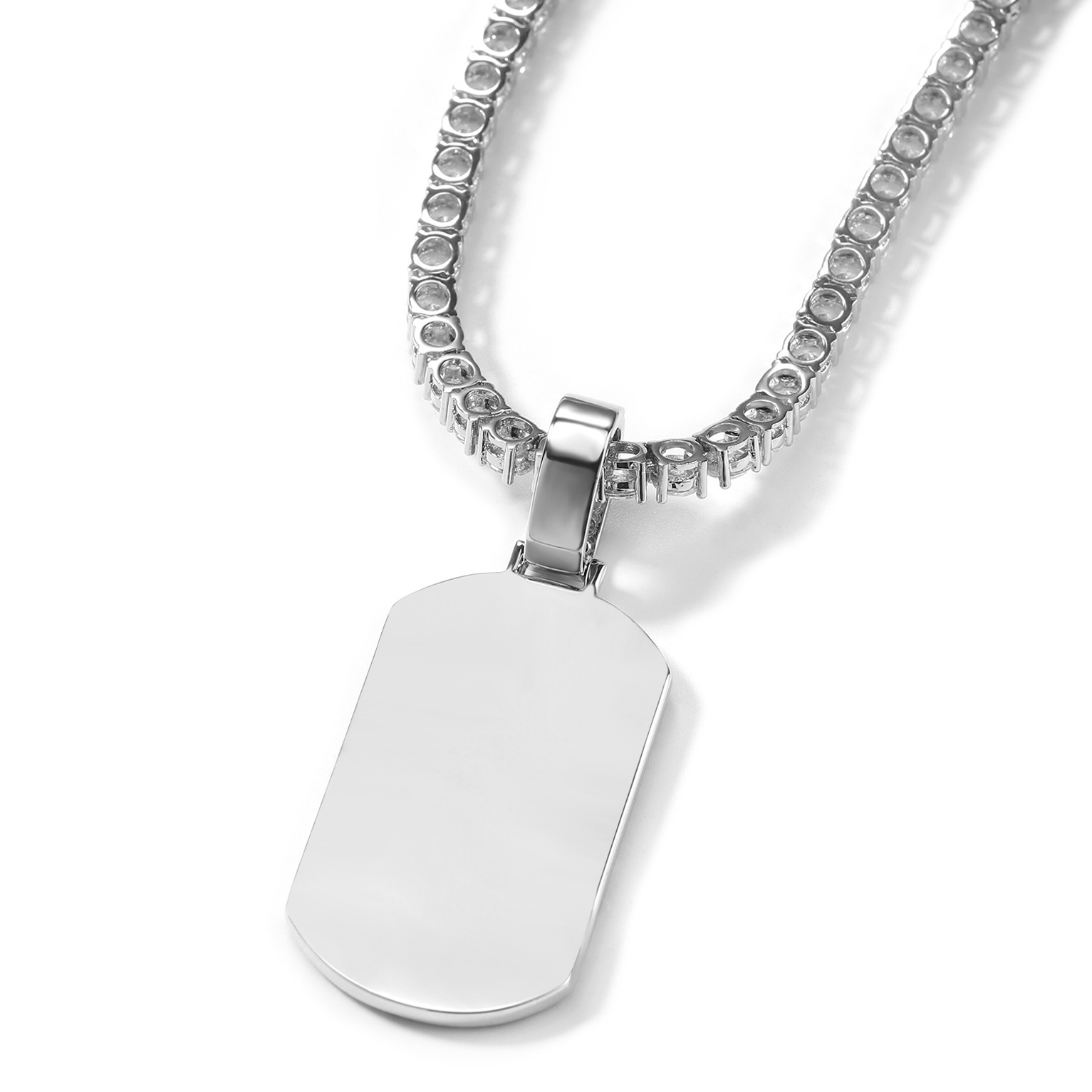 Iced Phantom Tag Pendant - Camouflage Gold