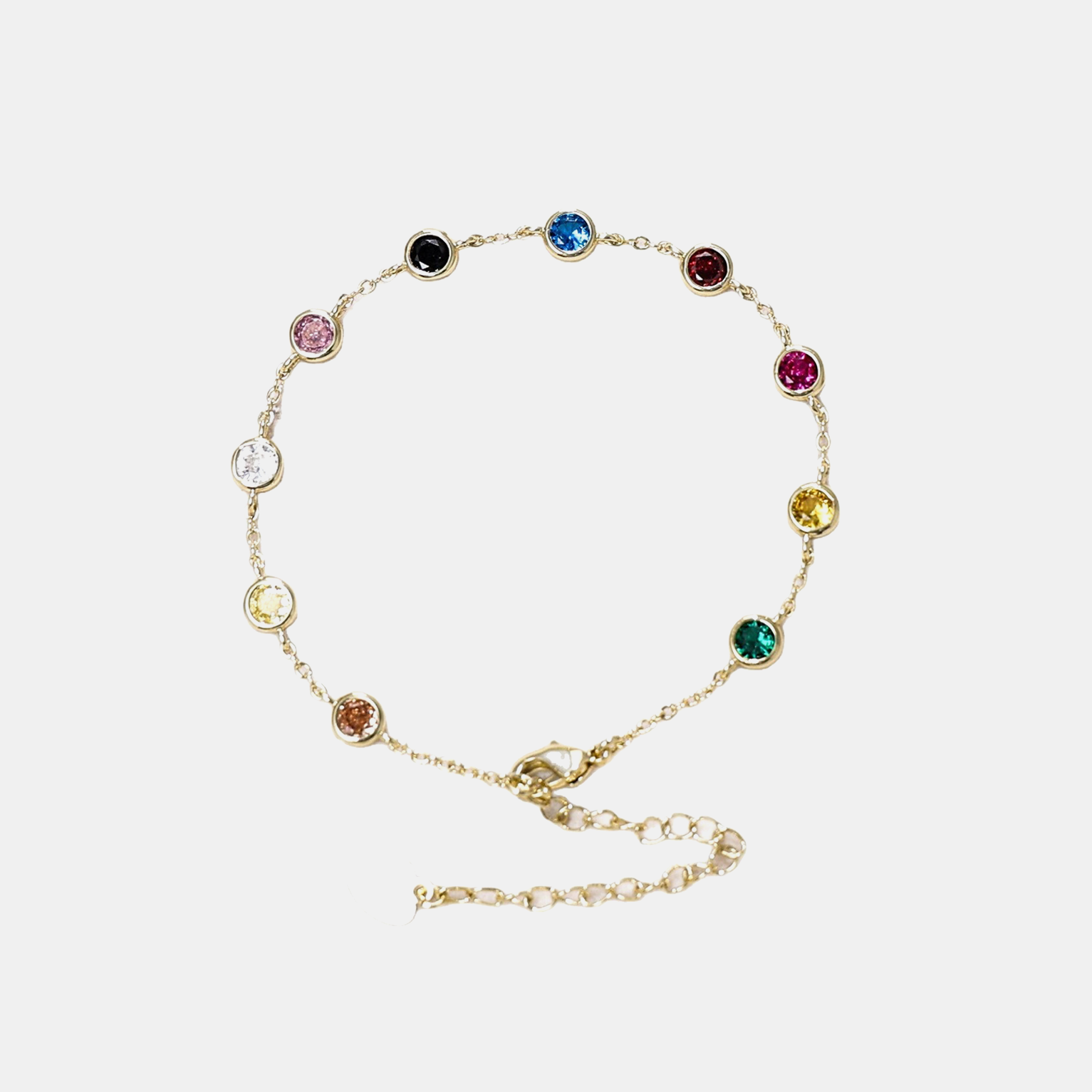 Multicolor Fortune Charm Bracelet - Multi Color