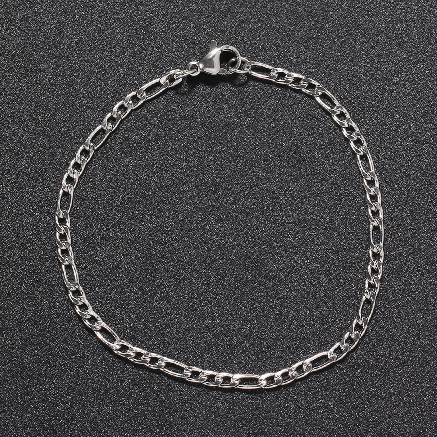 3mm Ace Link Bracelet - Silver
