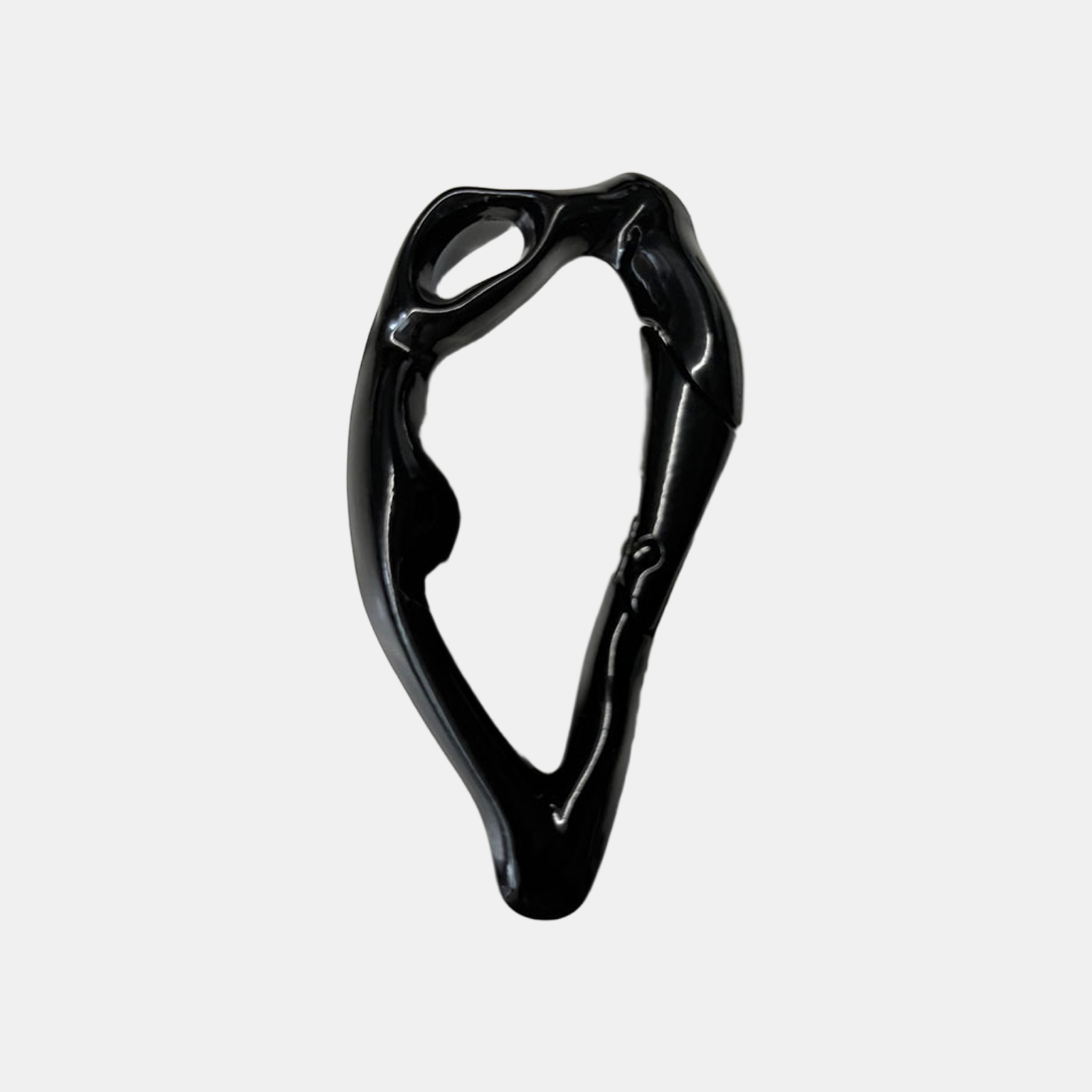 Gothic Star Cross Carabiner - Black