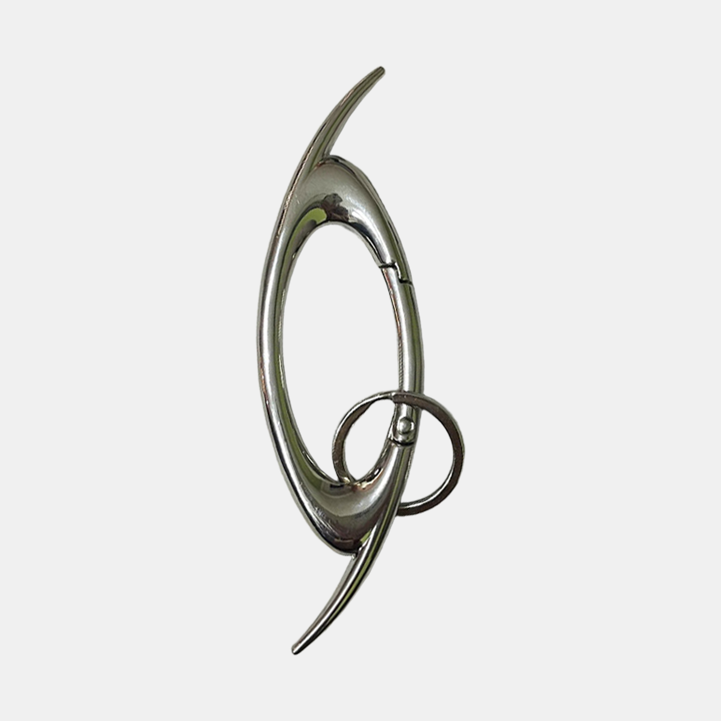 Wolf Fang Steel Carabiner - Silver