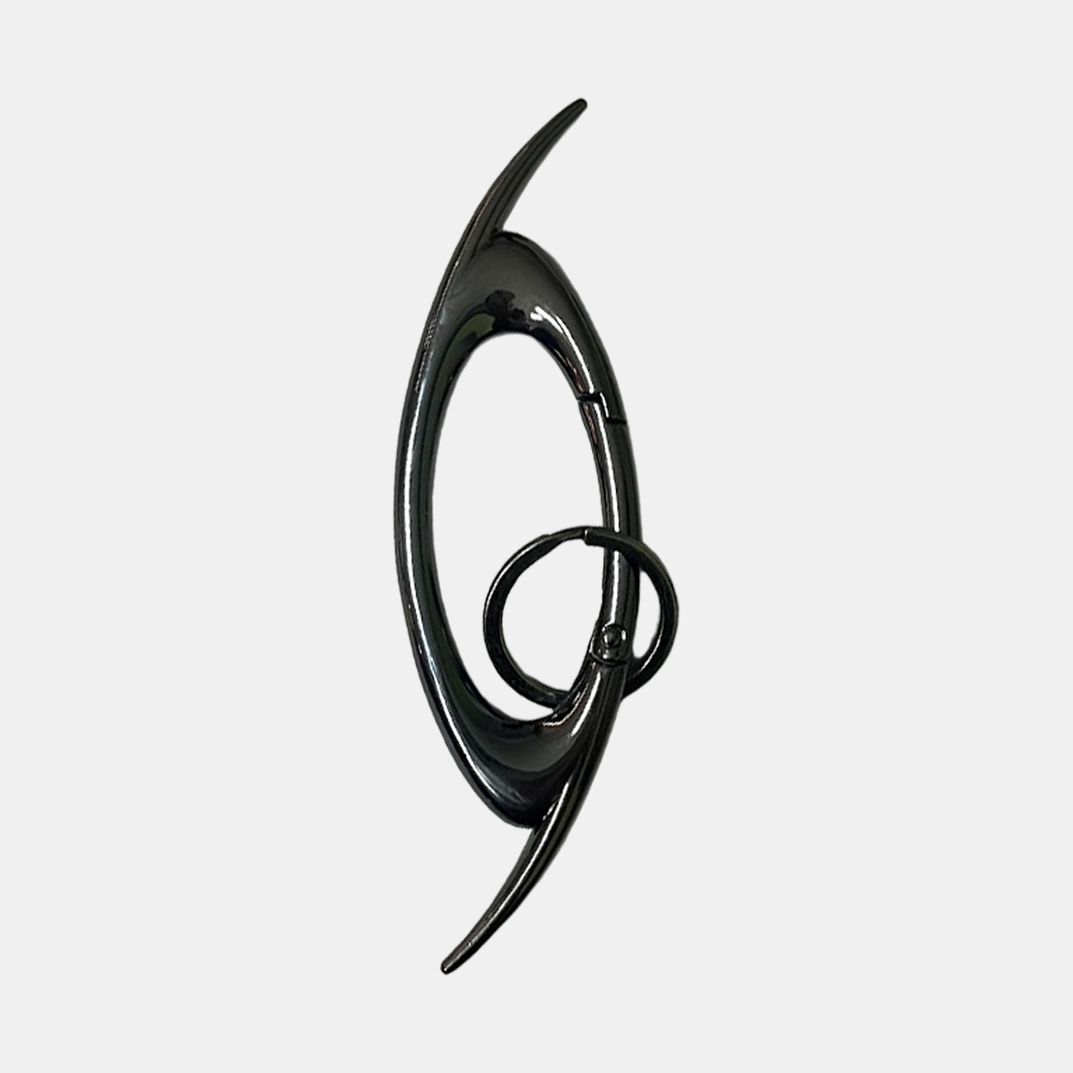 Wolf Fang Steel Carabiner - Black