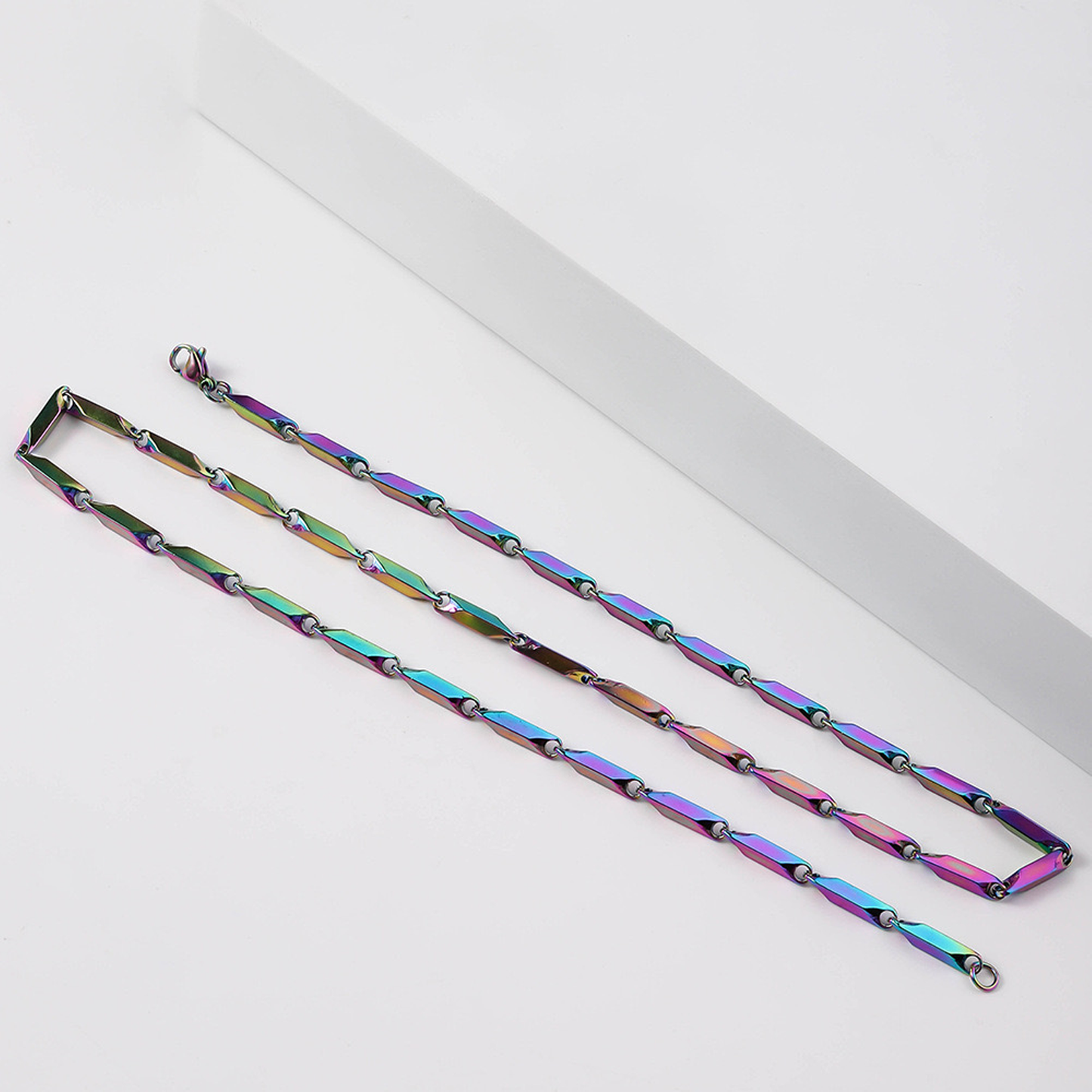 3mm Rhombus Link Chain - Patchwork