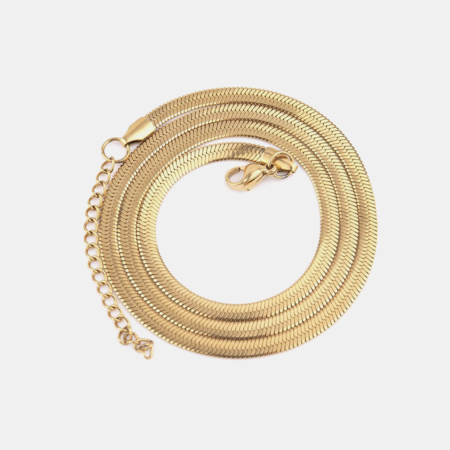 3mm Blade Link Chain - Gold