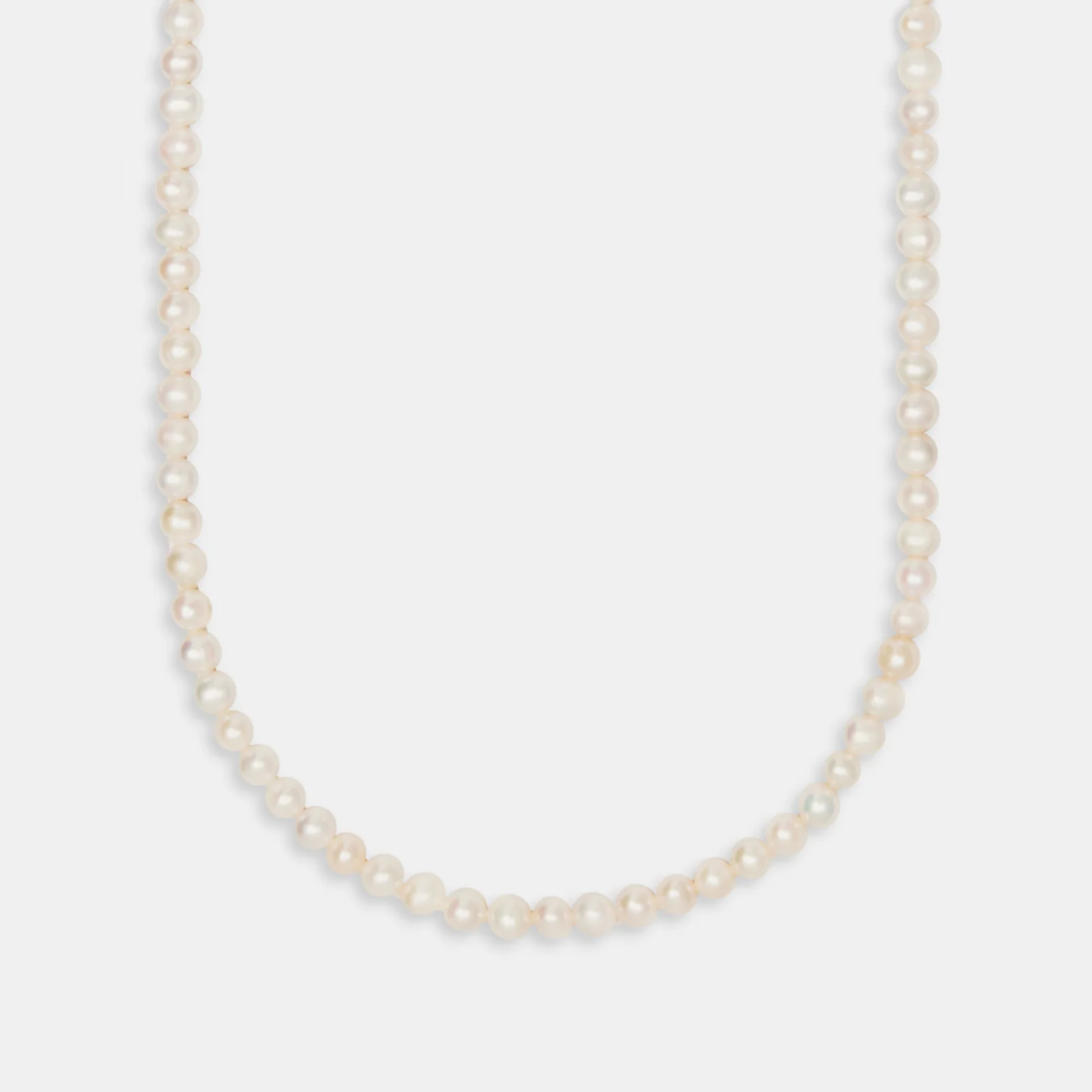 6mm Freshwater Pearl Necklace - White