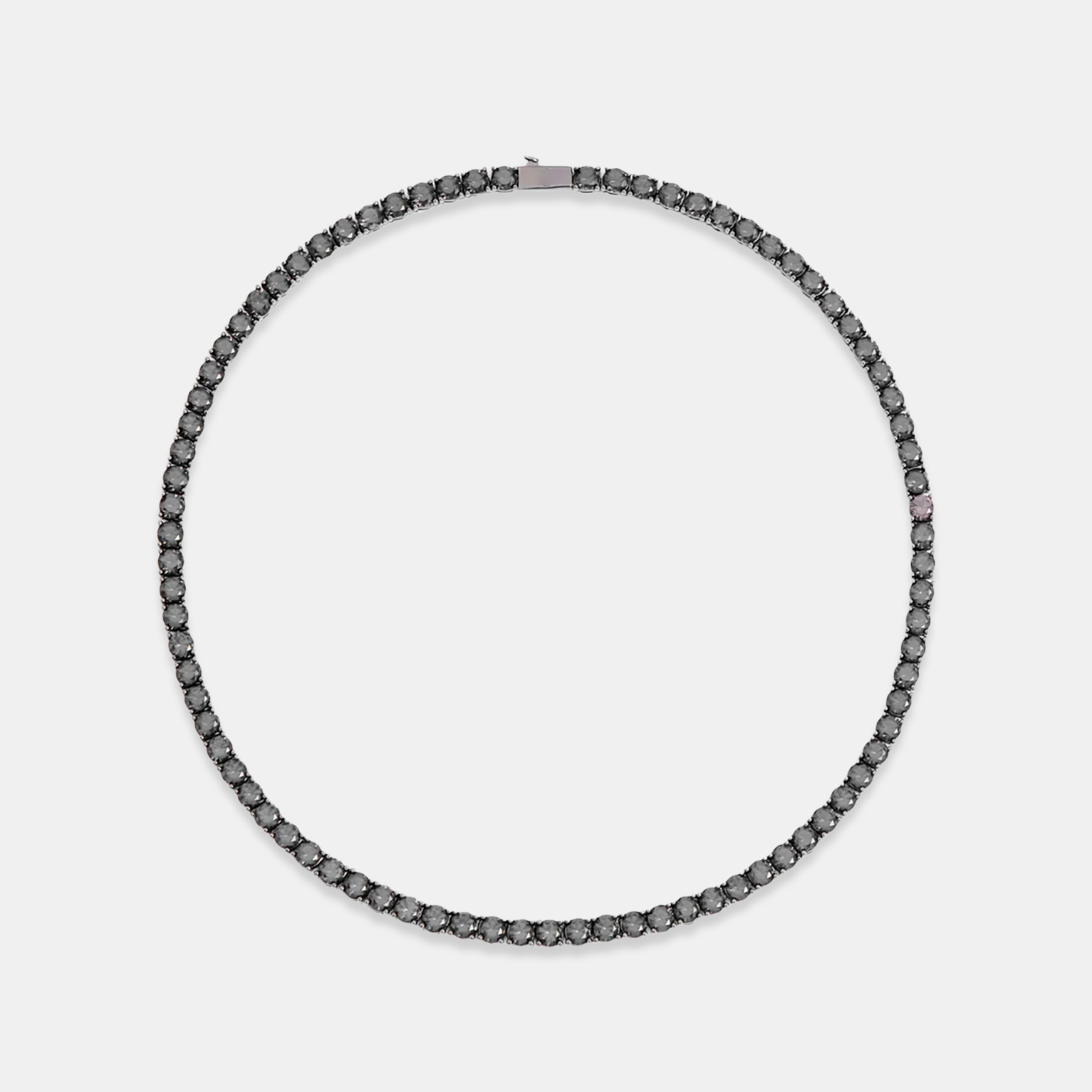 4mm Tennis Link Chain - Black Gold