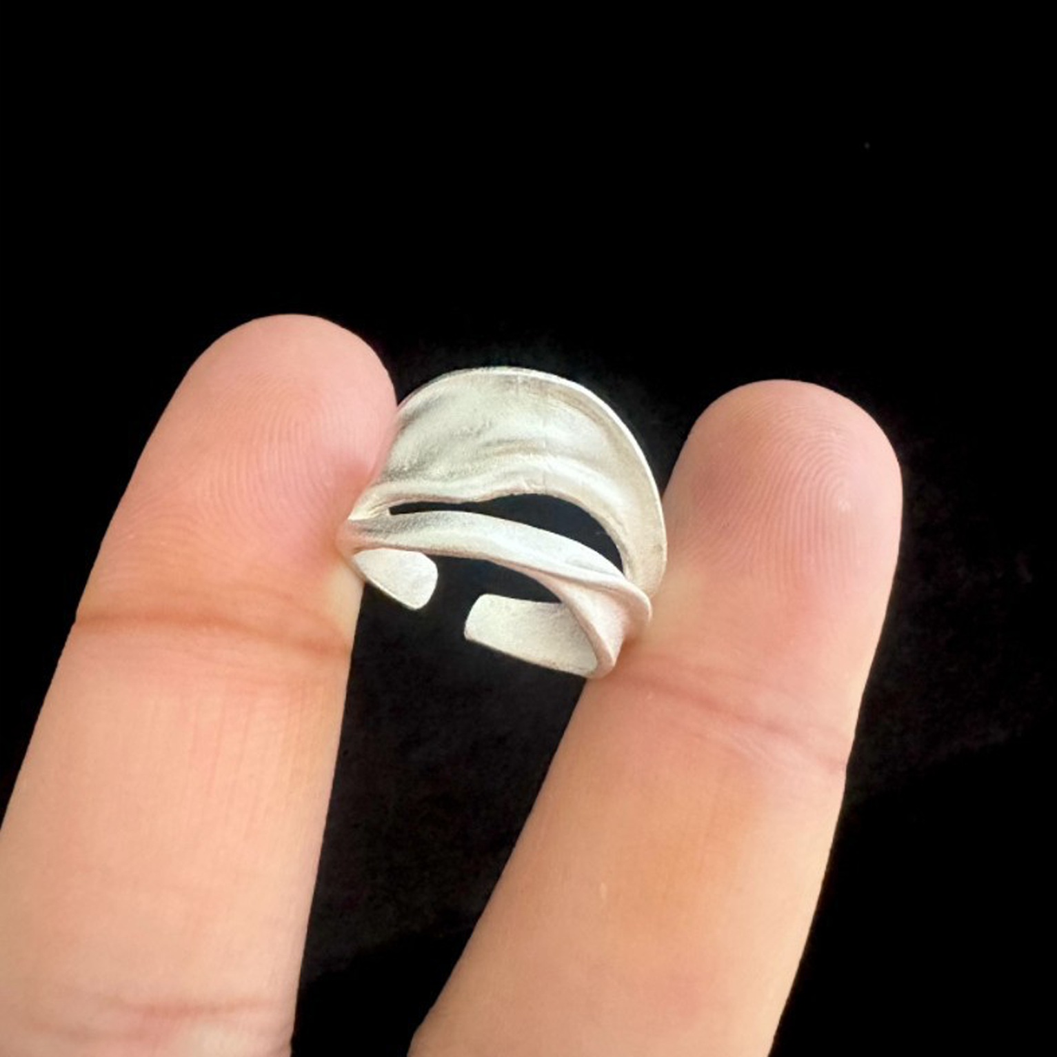 Orbit Flow Ring - Silver