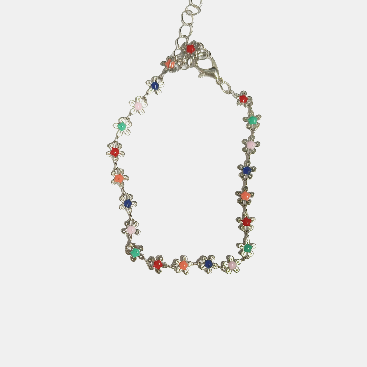 Summer Bloom Bracelet - White Gold