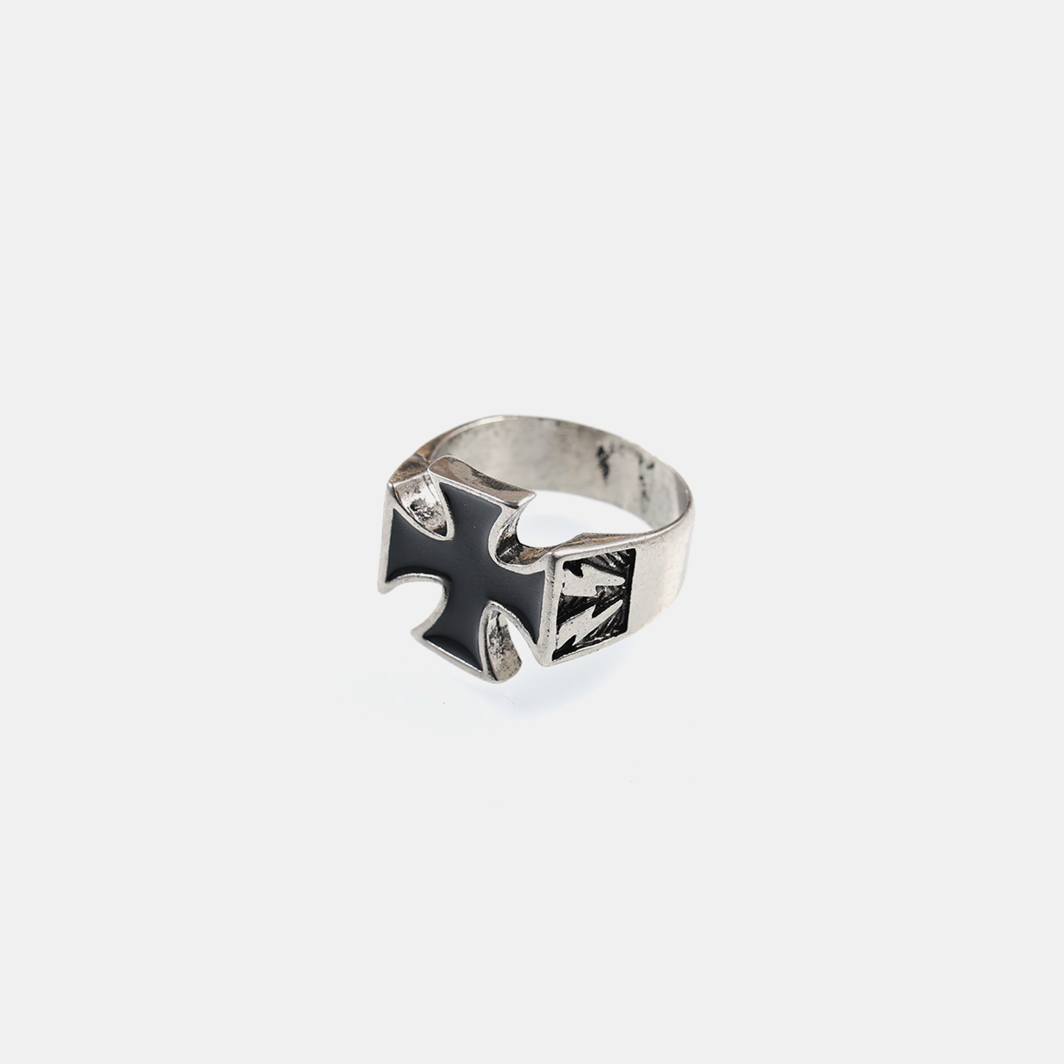 Knightsoul Cross Ring - Silver