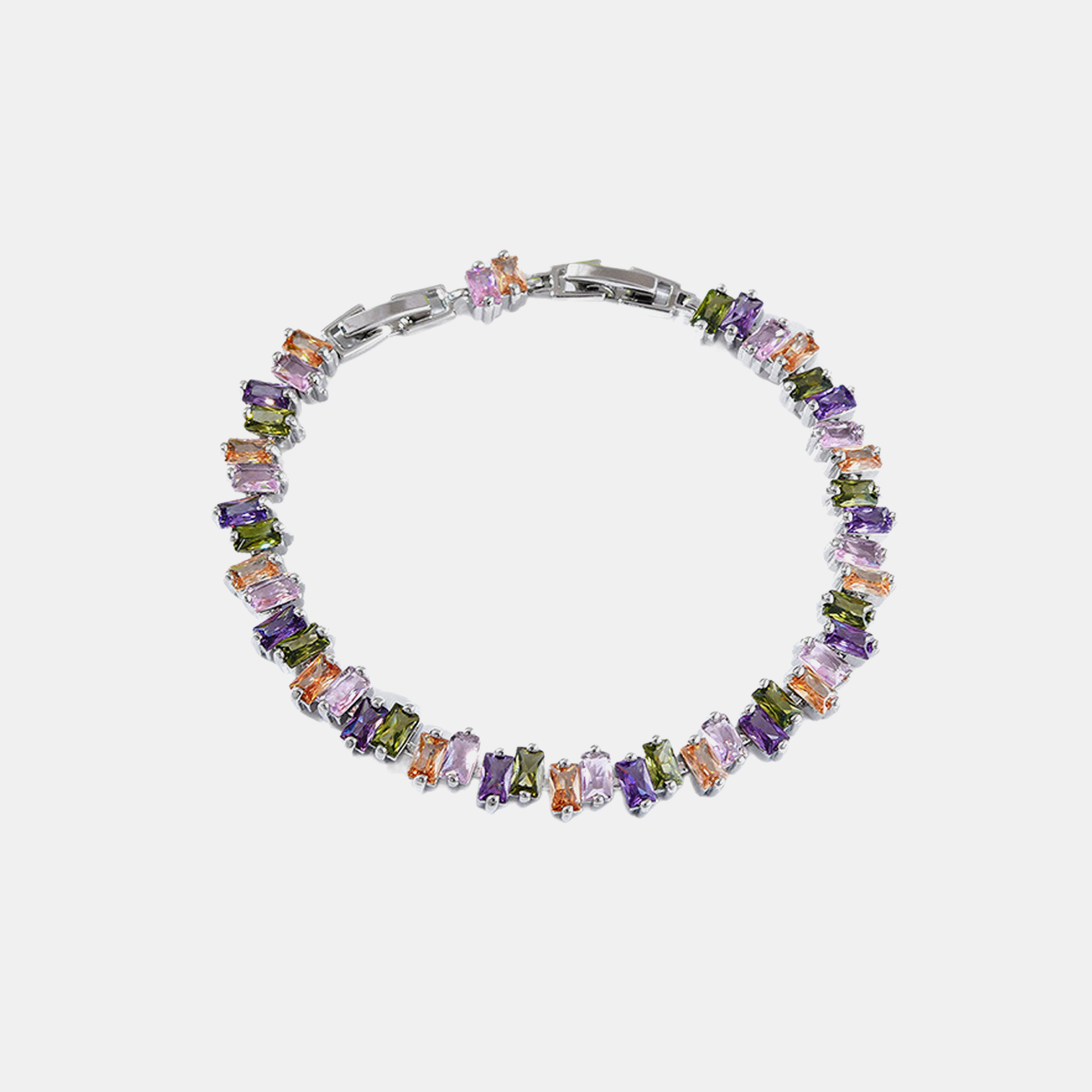 Petite Rainbow Color Bracelet - Multi Color