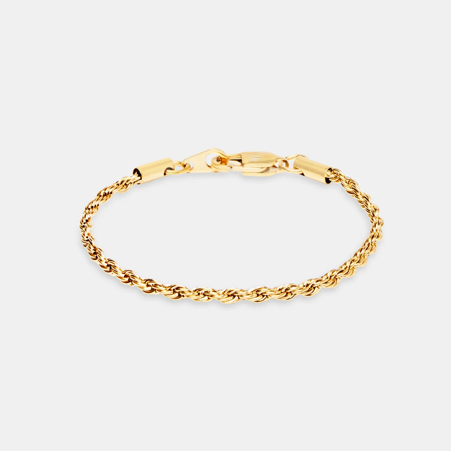 3mm Rope Bracelet - Gold