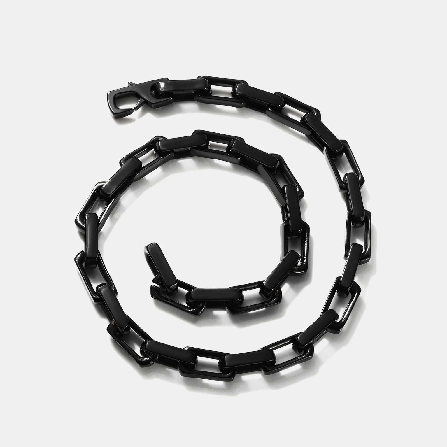 Plating Cable Link Chain - Black