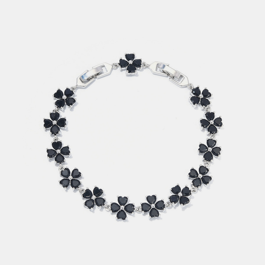 Glimmer Clover Bracelet - Black