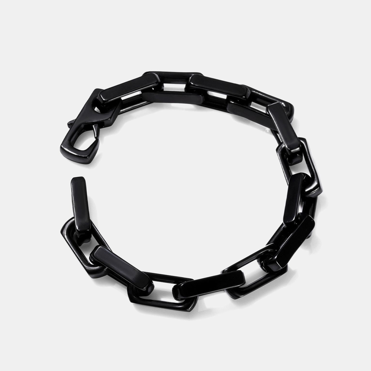 Plating Cable Link Bracelet - Black (Preorder)