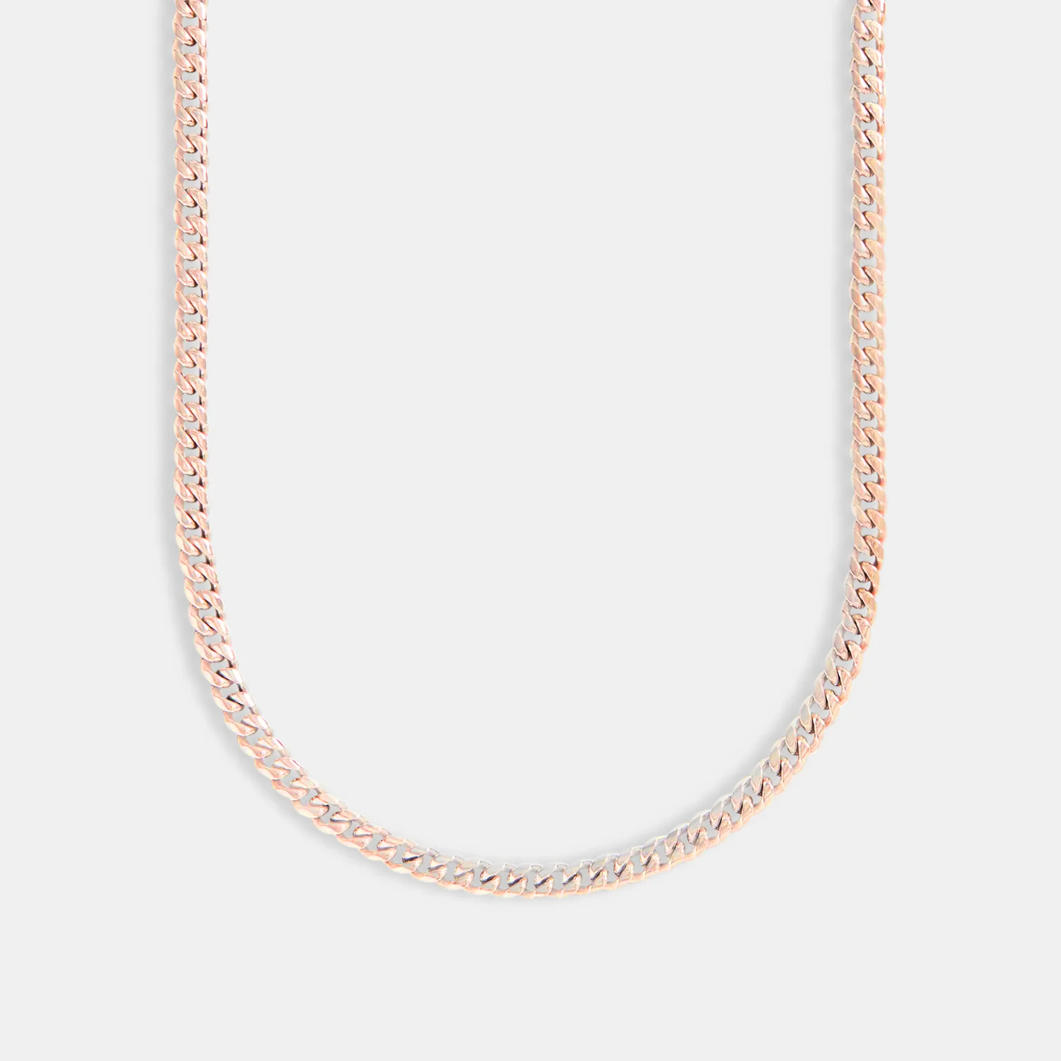 5mm Miami Cuban Link Chain - Rose Gold